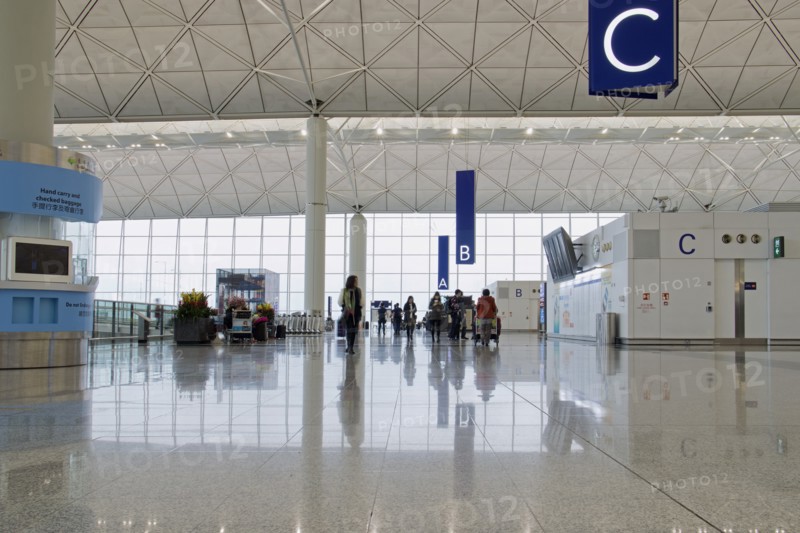 Airport Terminal, Hong Kong International Airport, Hong Kong, China