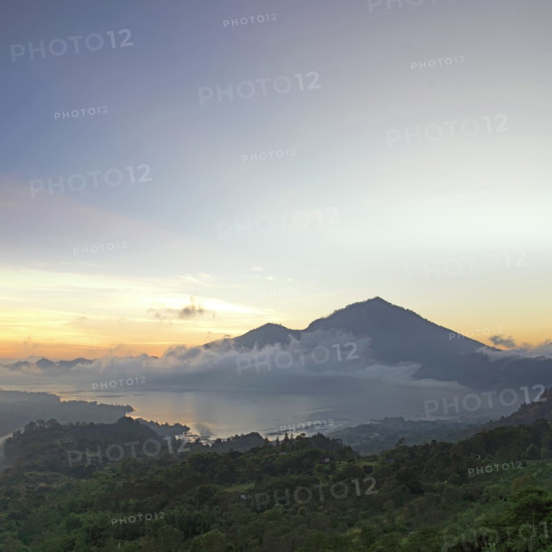 Mount Agung at Sunset, Bali, Indonesia