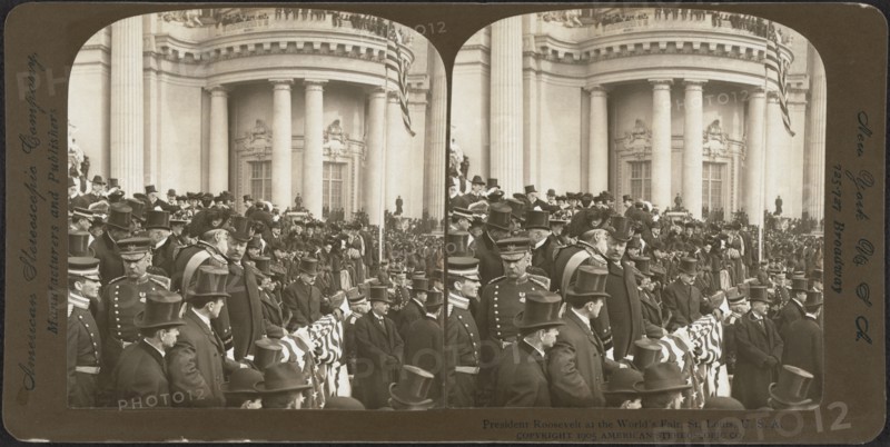 Theodore Roosevelt, president, World's Fair, St. Louis, historical,