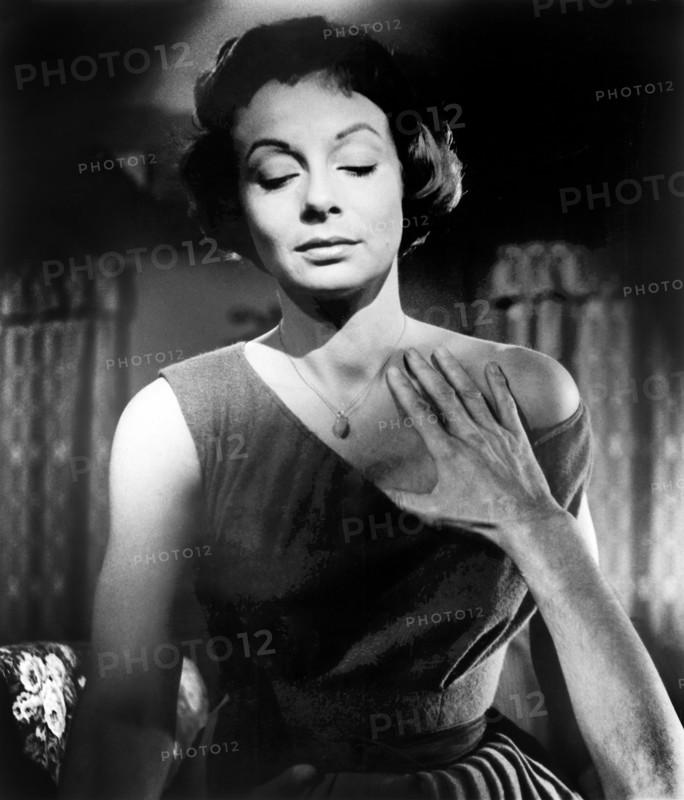 Birgitte Federspiel, Publicity Portrait for the Film, "A Stranger Knocks", Original Danish Title, "En Fremmed Banker Pa", 1959, distributed in the U.S. by Trans-Luxe, 1965