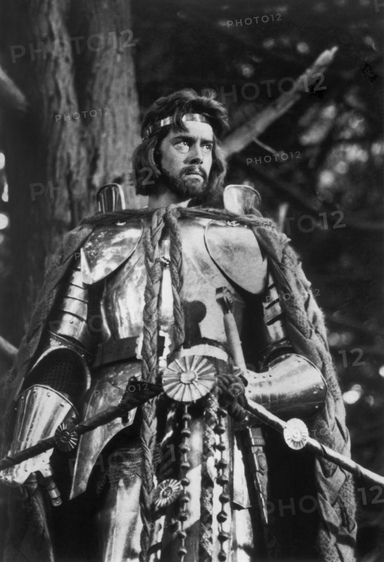 Nigel Terry, on-set of the Film, "Excalibur", Produced by Orion Pictures with Distribution via Warner Bros., 1981