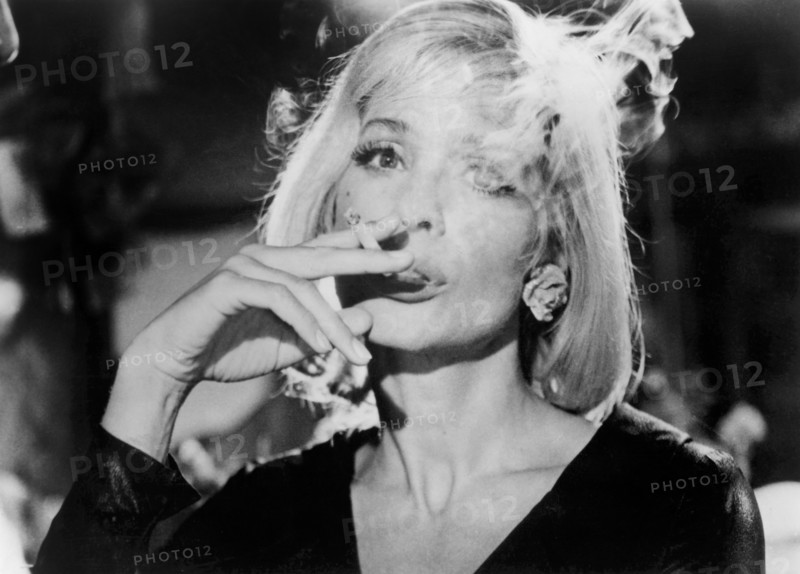 Ingrid Thulin, on-set of the Film, "Frustration" (UK), aka "Games of Desire" (US), "Die Lady" (original, German), E.J. Fancey Productions-UK, Ceres-Filmverleih-West Germany, 1964