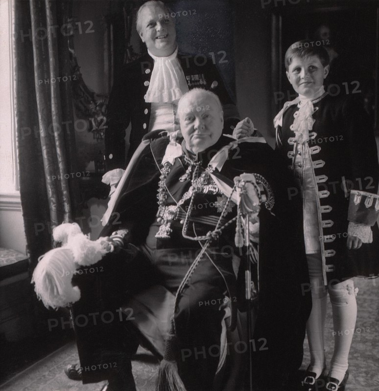 Winston Churchill, coronation, Queen Elizabeth II, politics, government, historical,