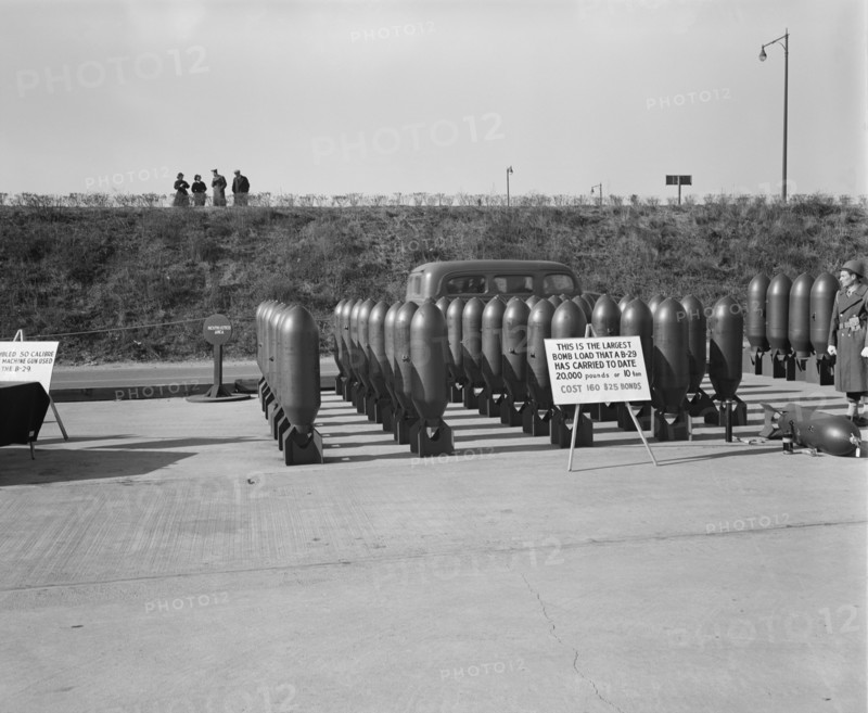 bombs, artillery, B-29, weapons, military, WWII, World War II, historical,