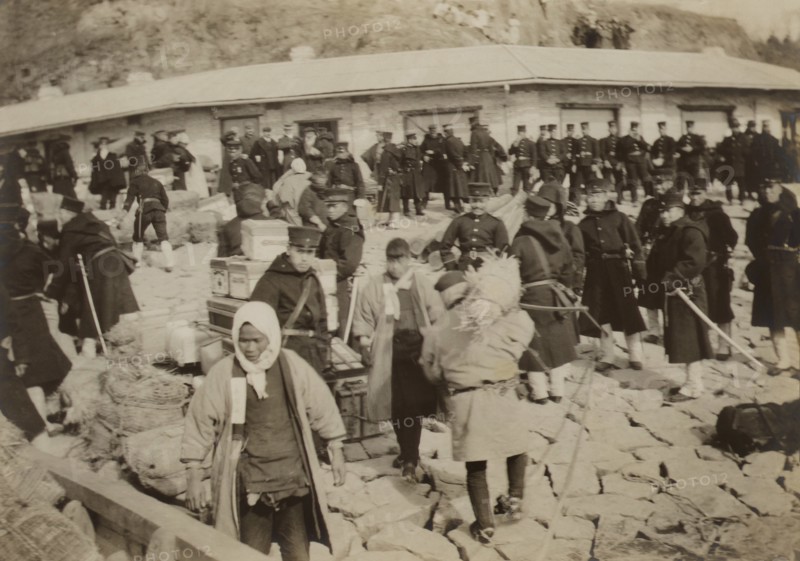 Japanese, army, soldiers, Battle of Chemulpo, Russo-Japanese War, historical,