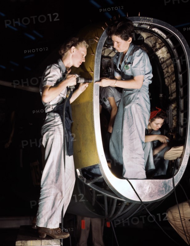 women, occupations, World War II, WWII, historical,