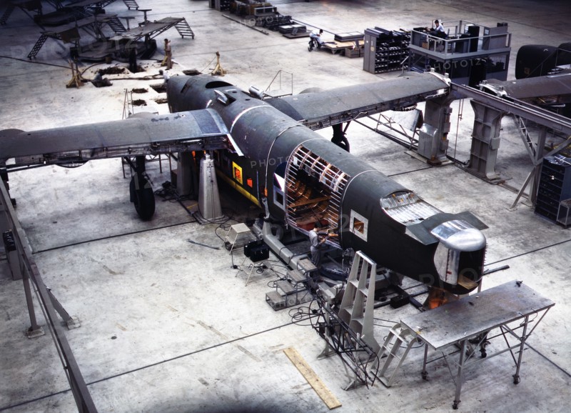 Transport Plane just before it comes to Pre-assembly Line