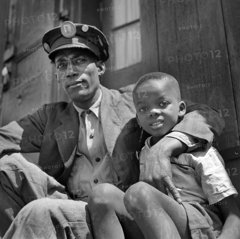 Dock Worker with Son