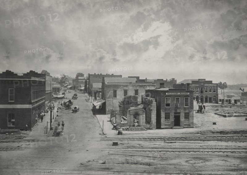 Street with Damaged Buildings