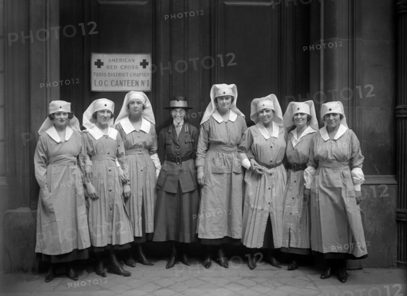 Personnel of American Red Cross Canteen No. 1: Ben Ali Lounsbery
