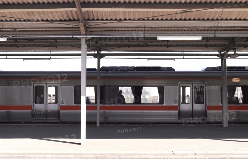 JR train at Station Platform