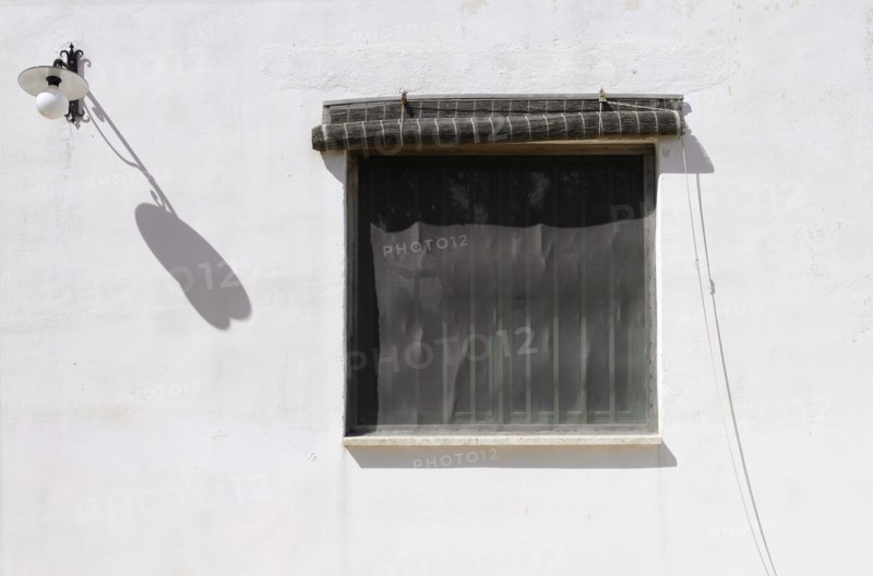 Square Window and White Wall