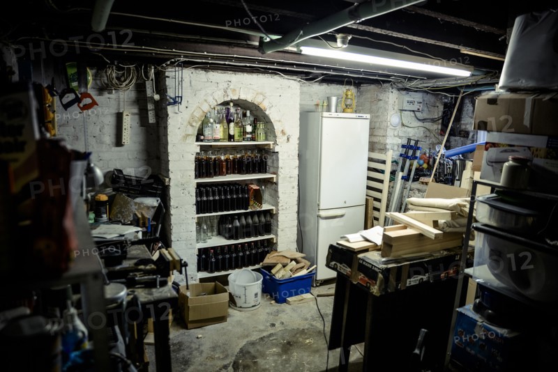 Messy Storage Basement
