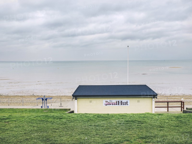 Hut by Beach