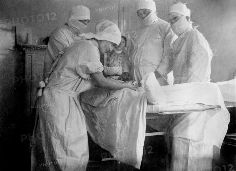 Foot Amputation at Canadian Base Hospital during World War I