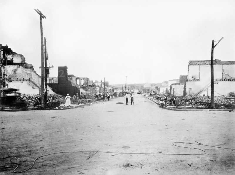 Devastation of Greenwood District after Race Riots