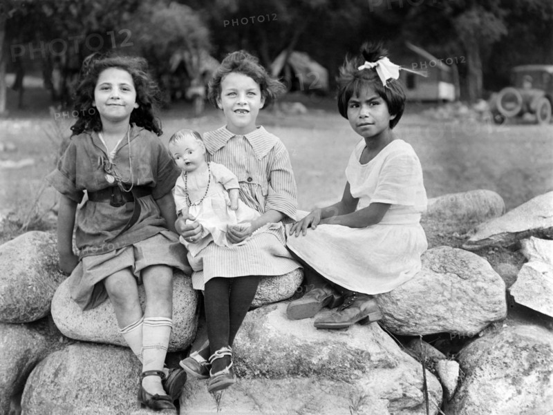 Portrait of Three Young Girls