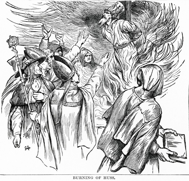 Burning of Huss