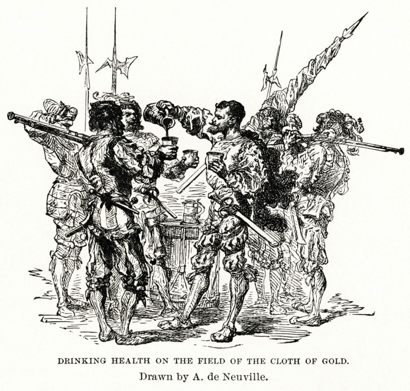 Drinking Health on the Field of the Cloth of Gold