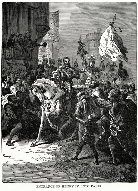 Entrance of Henry IV into Paris
