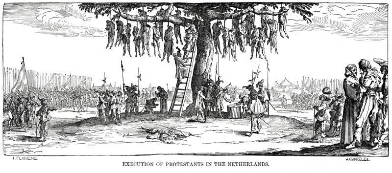 Execution of Protestants in the Netherlands