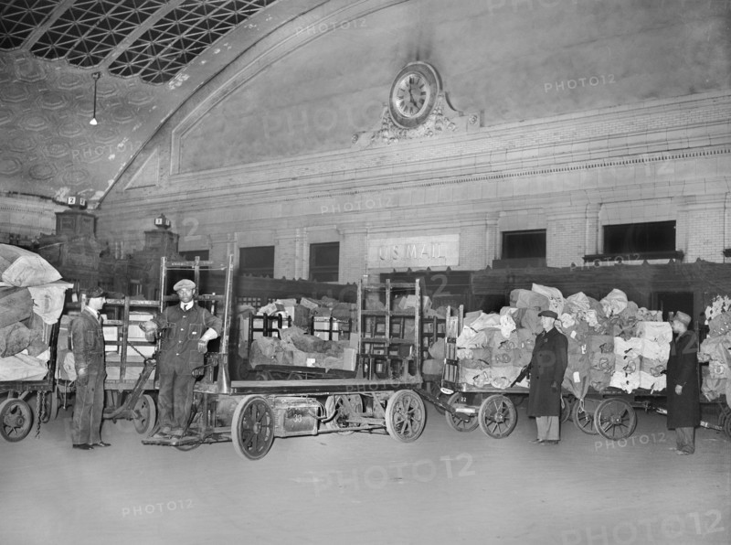 Mail Platform at Union Station, Washington, 1938