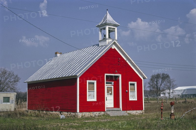 One-room Schoolhouse, Route 141, 1992