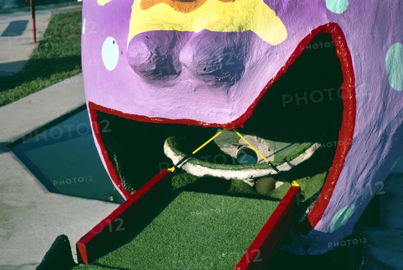 Purple People Eater Mouth Detail, Sir Goony Golf, 1986