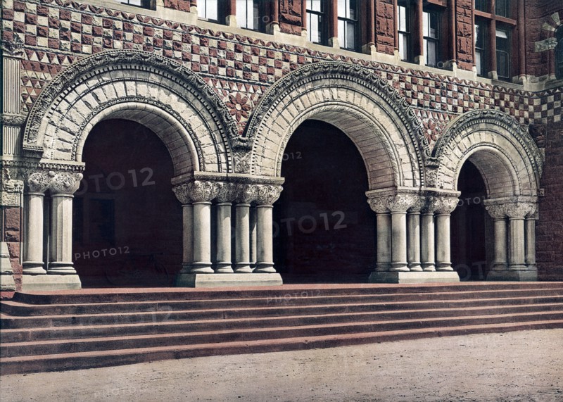 Entrance to Law School, Harvard University,