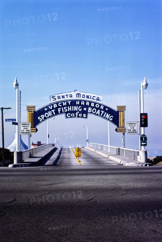 Santa Monica Pier Sign, Santa Monica, 1979