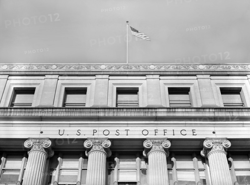 Main Post Office, Exterior Detail, 1938