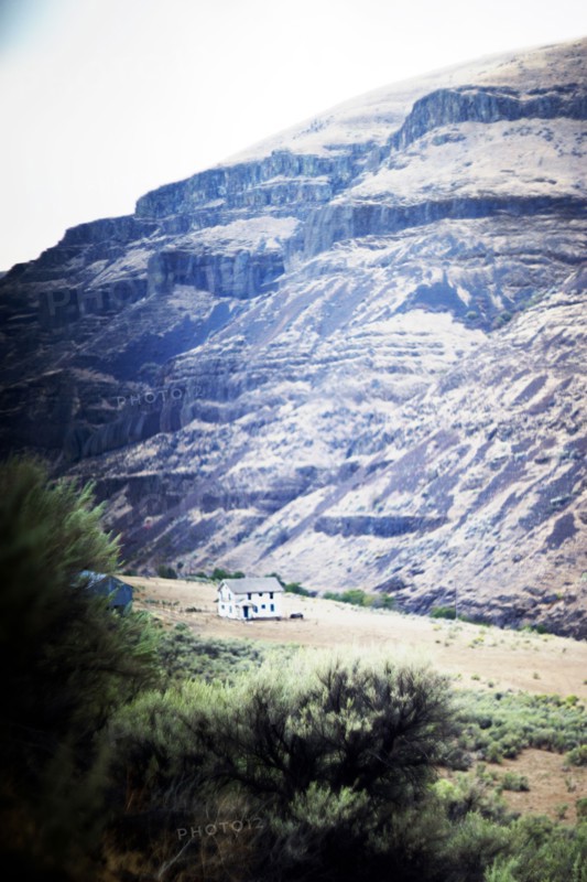 Farmhouse in Remote Valley,,