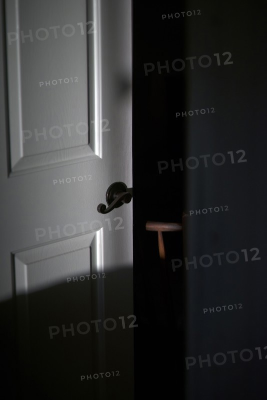 Door illuminated by Sunlight,,