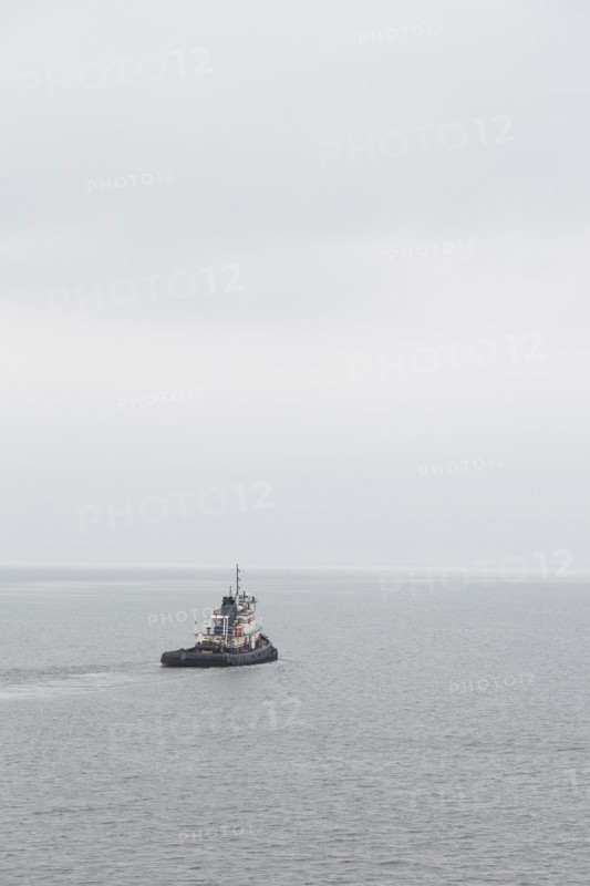 Tugboat at Sea,,