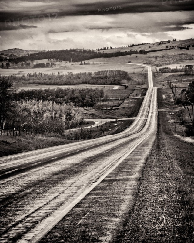 Highway, Southern Alberta,