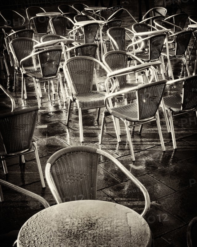Empty Chairs, Piazza San Marco,