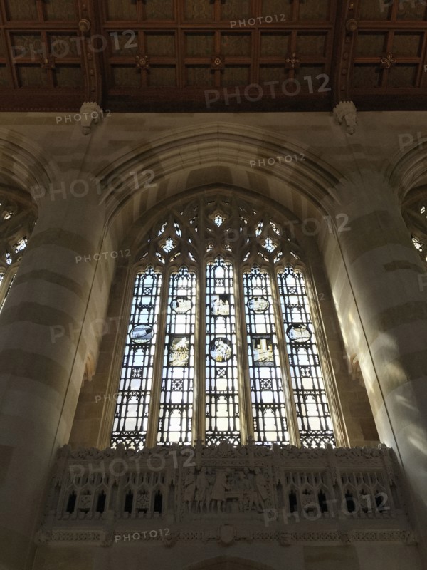 Stained Glass Window, Sterling Memorial Library,
