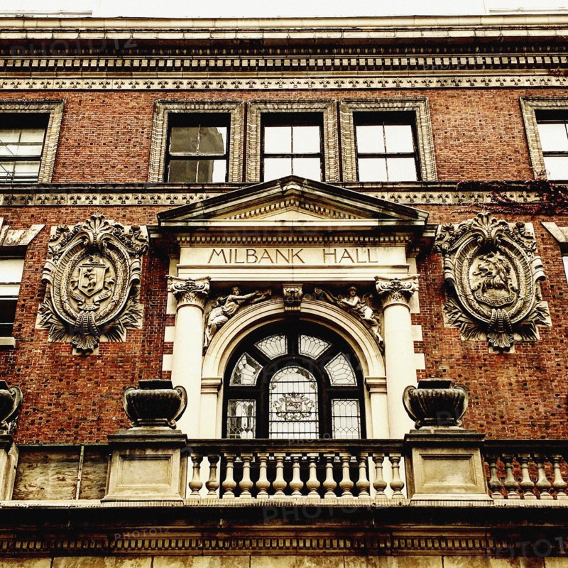 Exterior View of Milbank Hall, Barnard College,
