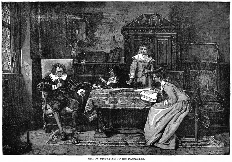 Milton dictating to his Daughter