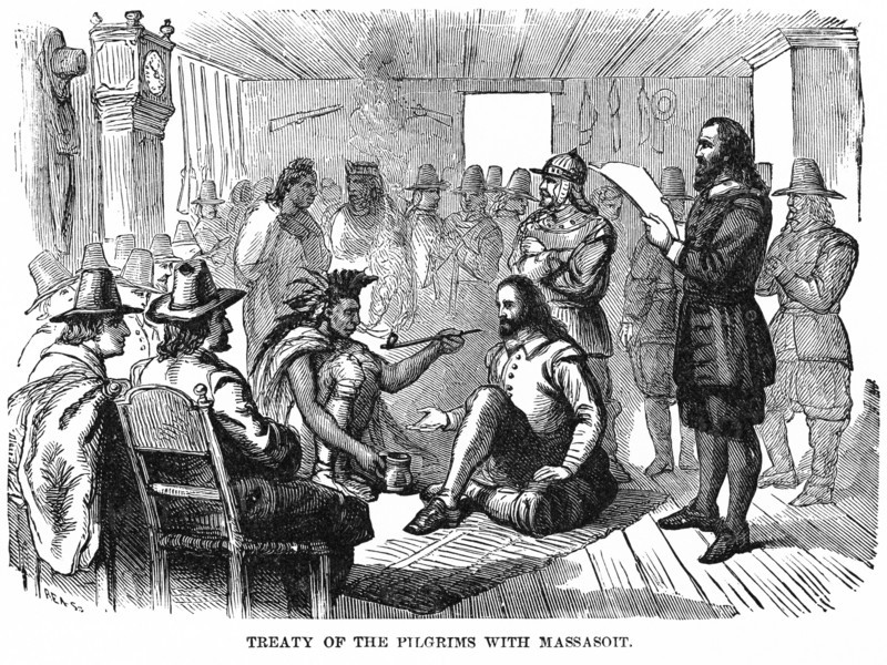 Treaty of the Pilgrims with Massasoit