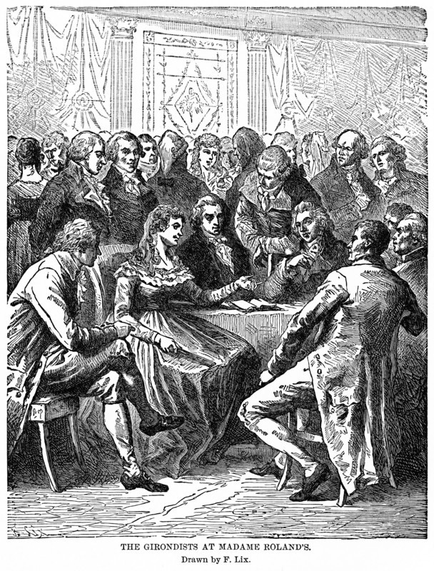 The Girondists at Madame Roland's