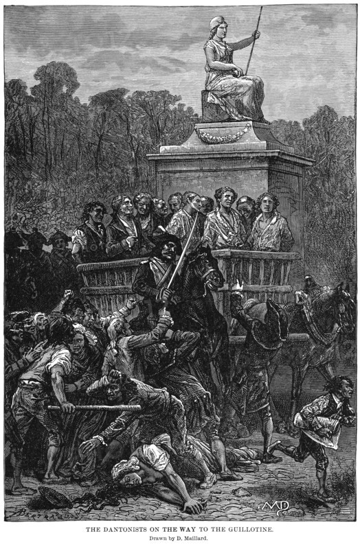 The Dantonists on the way to the Guillotine