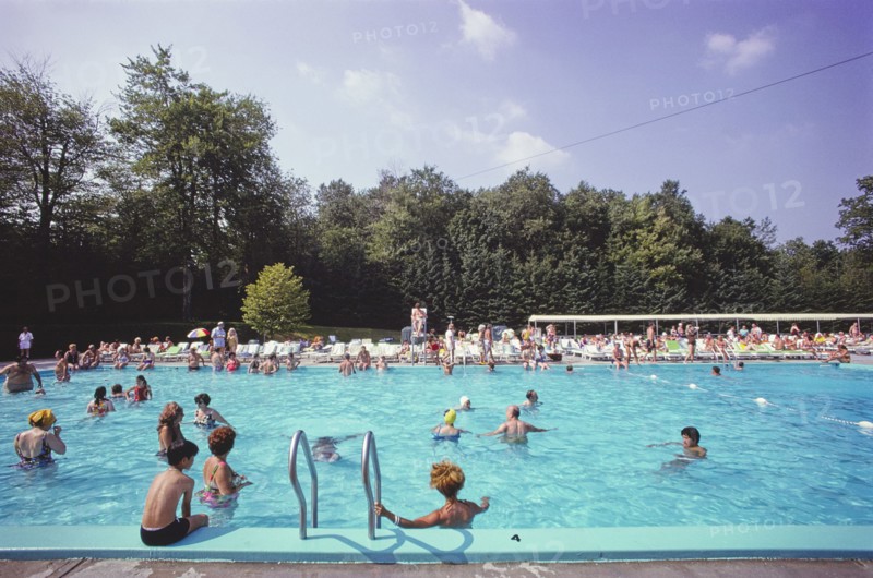 Crowd at the Pool, Raleigh Hotel and Resort