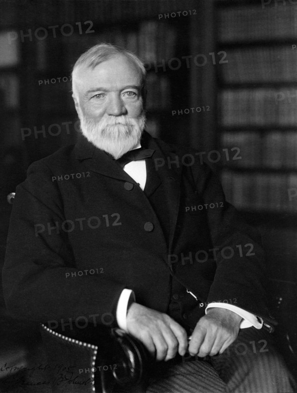 Andrew Carnegie (1835-1919) Scottish-American Industrialist and Philanthropist, Seated Portrait