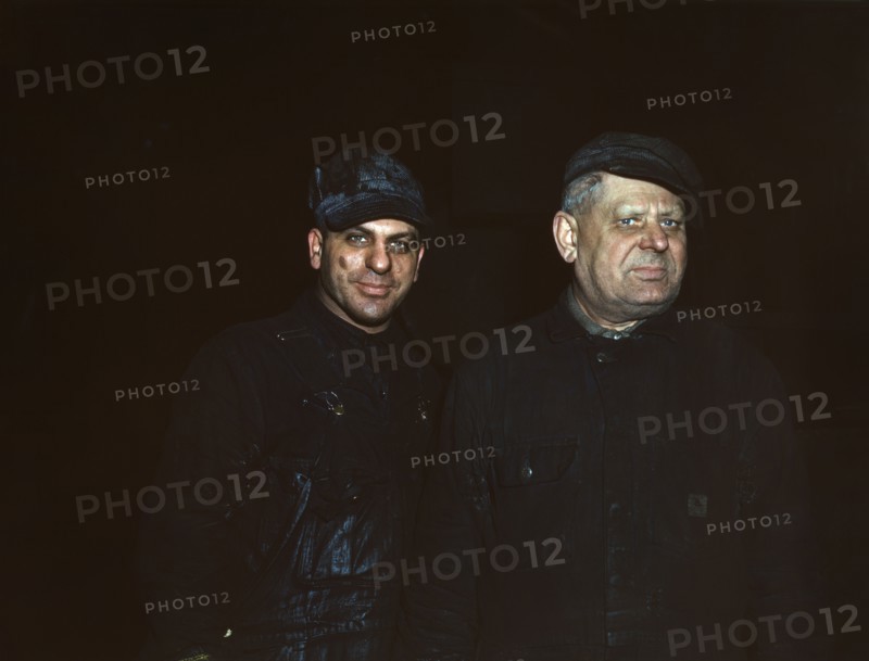 Two Employees at Roundhouse, Proviso Yards