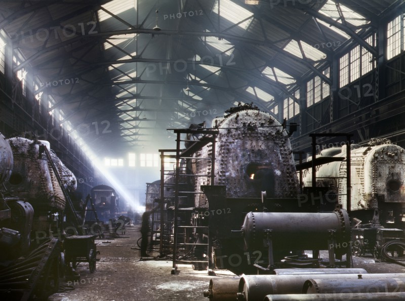 Santa Fe Railroad  Locomotive Shops, Atchison