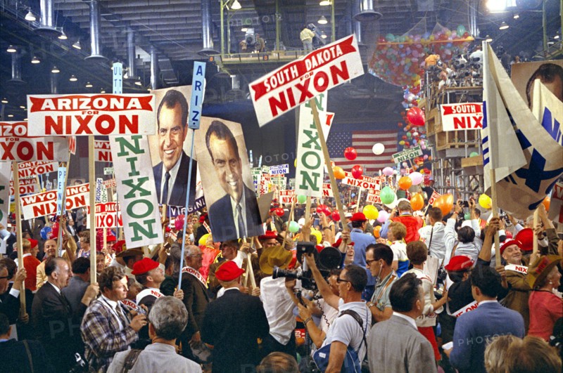 Delegates on Floor at Republican National Convention, Miami Beach Convention Center