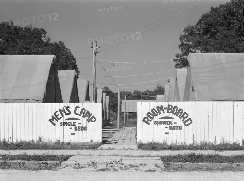 Tent Camp to accommodate Workers from nearby New Powder Plant, Childersburg