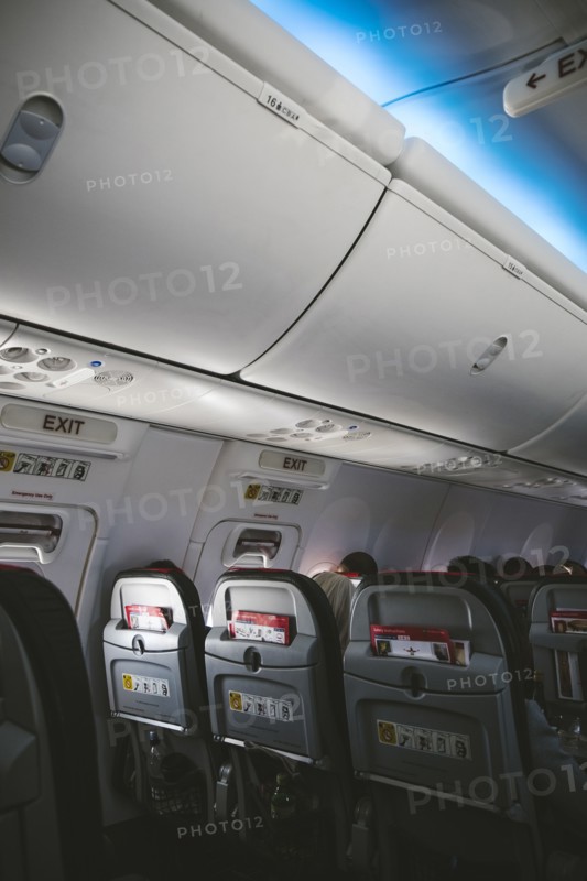 Commercial Airplane Cabin,