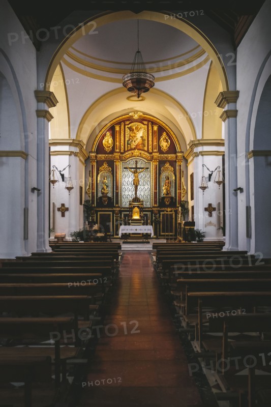 Interior of Church of Saint Anthony of Padua, Frigiliana